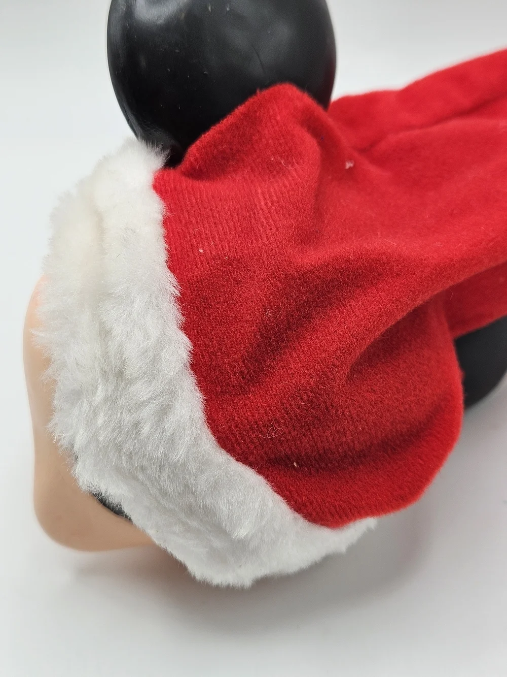 VINTAGE Disney Mickey Mouse 3D Santa Claus Head Ornament VTG